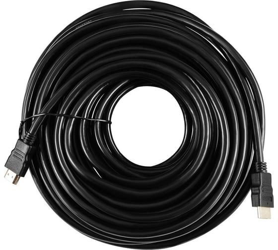 Кабель аудио-видео BURO HDMI (m)/HDMI (m) 20 м, черный (BHP-HDMI-1.4-20) 1478831