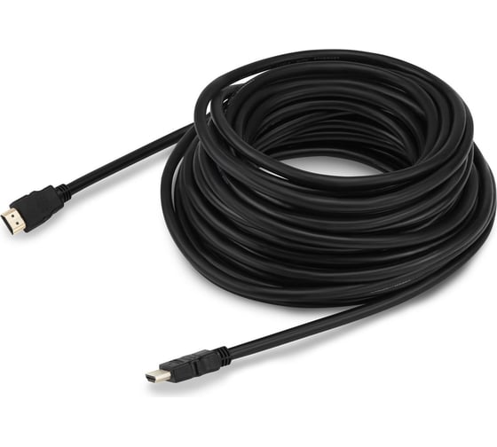 Кабель аудио-видео BURO HDMI (m)/HDMI (m) 20 м, черный (BHP-HDMI-1.4-20) 1478831