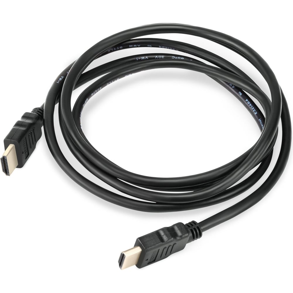 Кабель аудио-видео BURO HDM 1.4 HDMI (m)/HDMI (m) 1.8 м, позолоченные ...