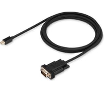Кабель аудио-видео BURO 1.1v miniDisplayport (m)/VGA (m) 2 м, позолоченные контакты, черный (BHP MDPP-VGA-2) 1147221