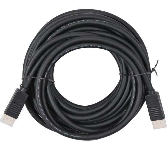 Кабель аудио-видео BURO DisplayPort (m)/DisplayPort (m) 10 м, черный (BHP-DPP-1.4-10) 1478870