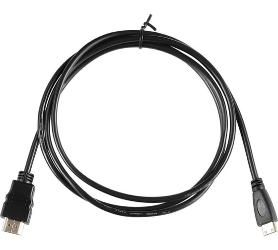 Кабель аудио-видео BURO mini-HDMI (m)/HDMI (m) 1.5 м, черный (BHP-MINHDMI-1.5) 1478823 1