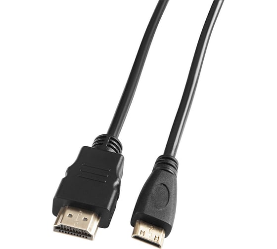 Кабель аудио-видео BURO mini-HDMI (m)/HDMI (m) 1.5 м, черный (BHP-MINHDMI-1.5) 1478823