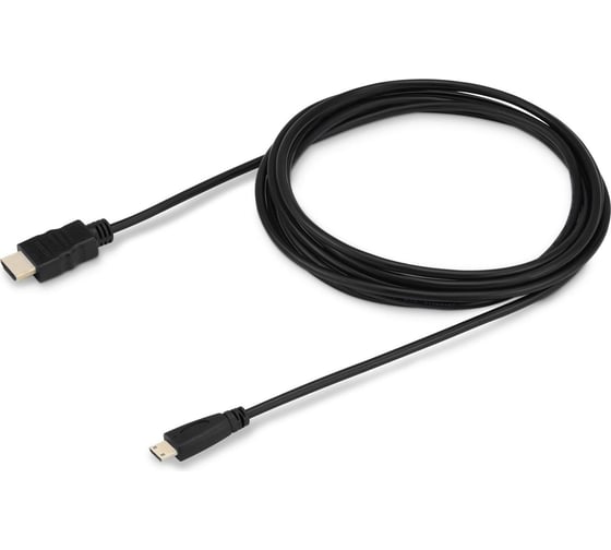 Кабель аудио-видео BURO mini-HDMI (m)/HDMI (m) 1.5 м, черный (BHP-MINHDMI-1.5) 1478823