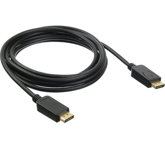 Кабель аудио-видео BURO v. 1.2 DisplayPort (m)/DisplayPort (m) 2 м, позолоченные контакты, черный (BHP DPP_1.2- 1147153