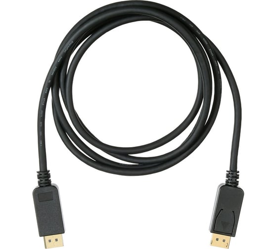 Кабель аудио-видео BURO v. 1.2 DisplayPort (m)/DisplayPort (m) 2 м, позолоченные контакты, черный (BHP DPP_1.2- 1147153