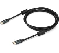 Кабель аудио-видео BURO HDMI (m)/HDMI (m) 2 м, ферритовые кольца, позолоченные контакты, черный (BHP-HDMI-2.1-2G) 1478838