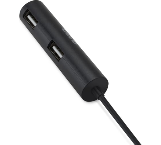 Разветвитель BURO USB 2.0 BU-HUB4-0.5R-U2.0 4 порта, черный 436325