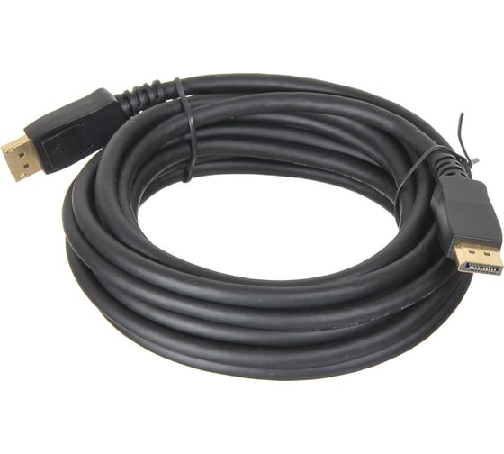 Кабель аудио-видео BURO DisplayPort (m)/DisplayPort (m) 5 м, черный (BHP-DPP-1.4-5) 1478866