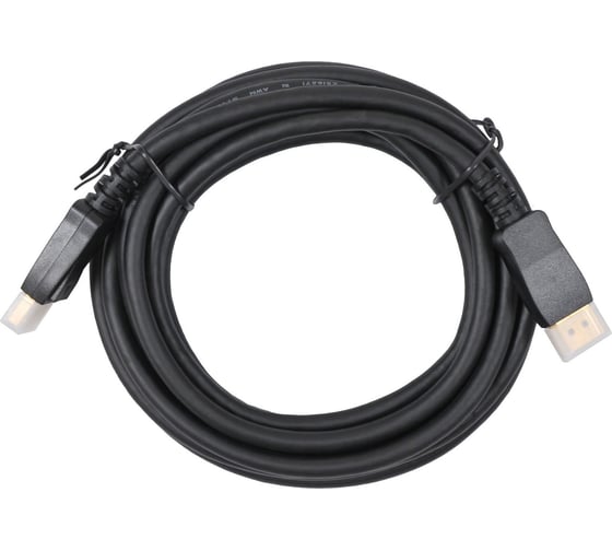 Кабель аудио-видео BURO DisplayPort (m)/DisplayPort (m) 5 м, черный (BHP-DPP-1.4-5) 1478866
