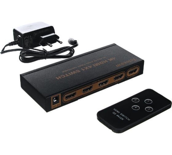 Переключатель Telecom HDMI 4=1 4k 30HZ TTS7100