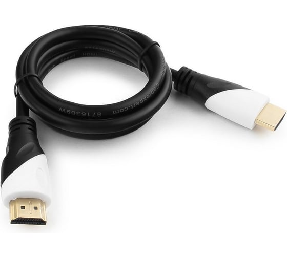 Кабель Cablexpert HDMI серия Silver, длина 1 м, v1.4, M/M, позолоченные разъемы, коробка CC-S-HDMI02-1M 1