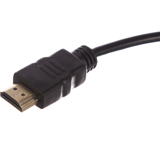 Переходник Cablexpert 19M/15F, длина 15см, аудиовыход Jack3.5 A-HDMI-VGA-03