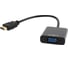 Переходник Cablexpert 19M/15F, длина 15см, аудиовыход Jack3.5 A-HDMI-VGA-03 1