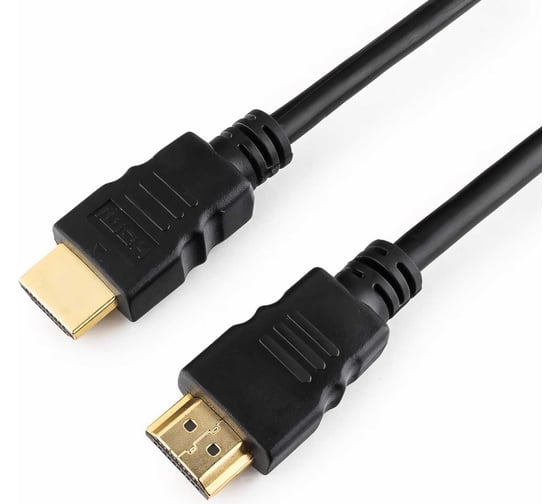 Кабель Cablexpert HDMI 19M/19M, v2.0, медь, позол.контакты, экран, 1.8м, черный, пакет, CC-HDMI4-6