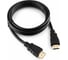 Кабель Cablexpert HDMI 19M/19M, v2.0, медь, позол.контакты, экран, 1.8м, черный, пакет, CC-HDMI4-6 1