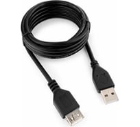 Кабель-удлинитель Cablexpert USB2.0 Pro AM/AF, 1.8м, экран, черный, пакет CCP-USB2-AMAF-6 16016941