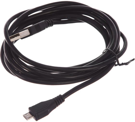 Кабель Cablexpert USB 2.0 Pro AM/microBM 5P, 1.8м, экран, черный, пакет CCP-mUSB2-AMBM-6
