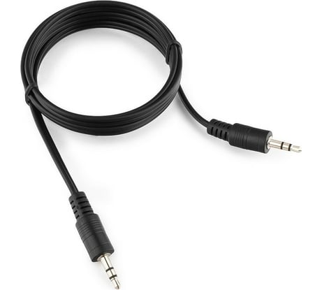 Кабель Cablexpert аудио Jack 3.5(M)/Jack 3.5(M), 3pin, 1.2м, черный, пакет CCA-404