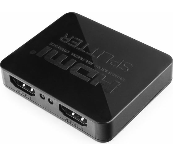Каскадируемый разветвитель Cablexpert HDMI HD19F/2x19F 1 компьютерный 2 монитора Full-HD 3D 1.4v, DSP-2PH4-03