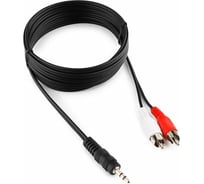 Кабель Cablexpert аудиоJack 3.5(M)/2xRCA, 2.5м, черный, пакет CCA-458-2.5M 16016930