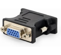 Переходник Cablexpert 29M/15F, черный, пакет A-DVI-VGA-BK