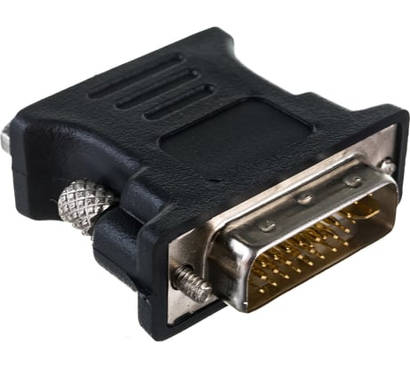 Переходник Cablexpert 29M/15F, черный, пакет A-DVI-VGA-BK