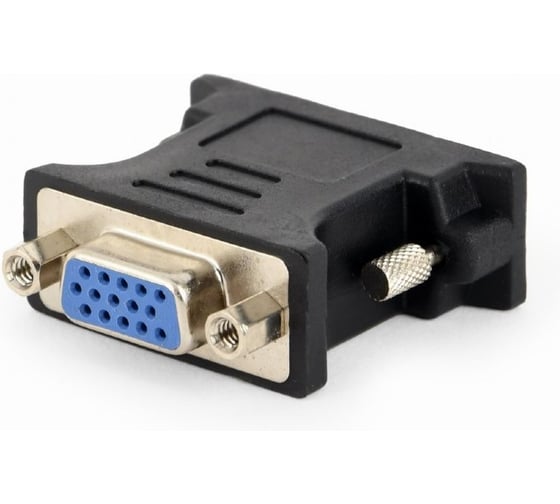 Переходник Cablexpert 29M/15F, черный, пакет A-DVI-VGA-BK