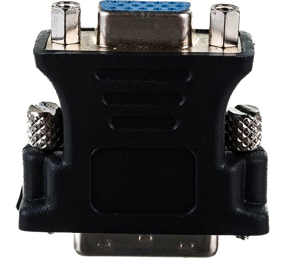 Переходник Cablexpert 29M/15F, черный, пакет A-DVI-VGA-BK