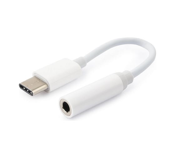 Переходник USB Cablexpert USB Type-C/Jack3.5F, блистер CCA-UC3.5F-01-W