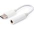 Переходник USB Cablexpert USB Type-C/Jack3.5F, блистер CCA-UC3.5F-01-W 1