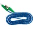 Светящиеся кабель REXANT USB разъемы для iPhone 5/6/7 моделей шнур шелк плоский 1М синий 18-4259 2