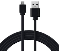 Универсальный кабель REXANT USB microUSB шнур плоский 1М черный 18-4270