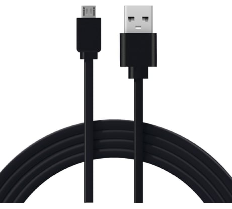Универсальный кабель REXANT USB microUSB шнур плоский 1М черный 18-4270