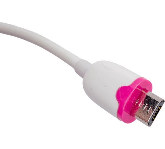 Универсальный кабель REXANT USB microUSB шнур витой 1,5М белый 18-4301