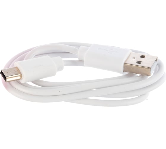 Кабель REXANT USB mini USB длинный штекер 1М белый 18-4401 1