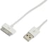 Кабель REXANT USB для iPhone 4/4S 30 pin шнур 1М белый 18-1123 1