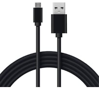 Кабель REXANT USB microUSB длинный штекер 1М черный 18-4268
