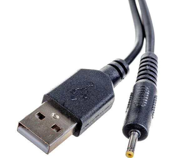 Шнур REXANT USB-А male - DC male 0.7х2.5мм шнур-адаптер 1M 18-1155