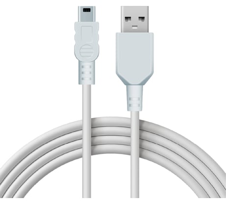 Шнур REXANT mini USB male - USB-A male 1.8M 18-1134