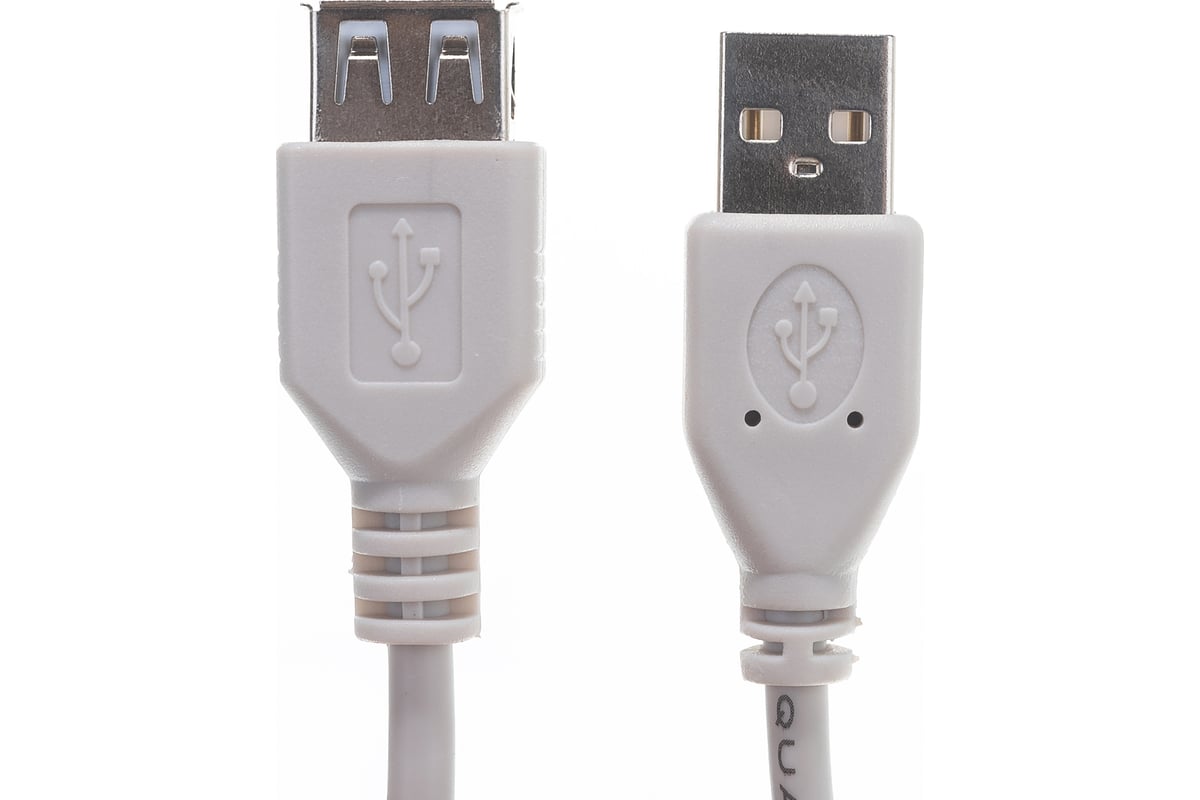 Шнур REXANT USB-А male - USB-A female 1.8M 18-1114