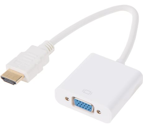 Переходник REXANT штекер, HDMI - гнездо VGA, провод 17-6835