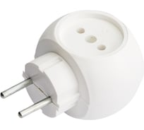 Volsten Si 1/3C-Wh белый шар тройник, разветвитель РВ-043, 16А 13918