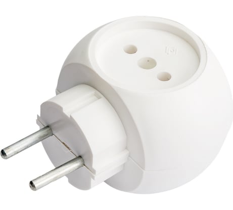 Volsten Si 1/3C-Wh белый шар тройник, разветвитель РВ-043, 16А 13918