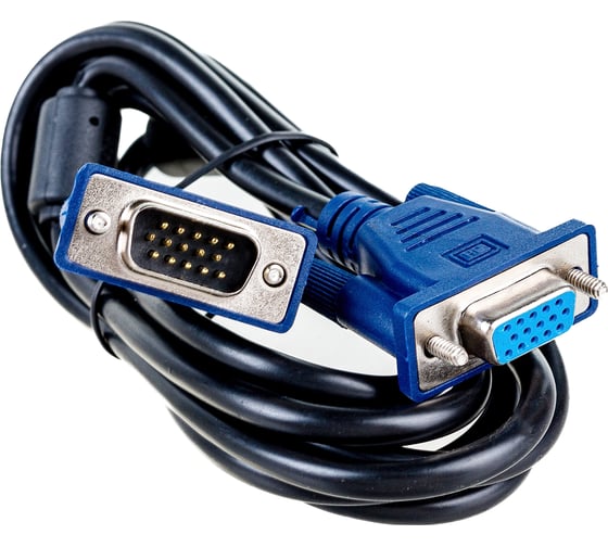 Кабель удлинитель Gembird VGA Pro 15M/15F 1.8 м экран ферритовые кольца пакет CC-PVGAX-6
