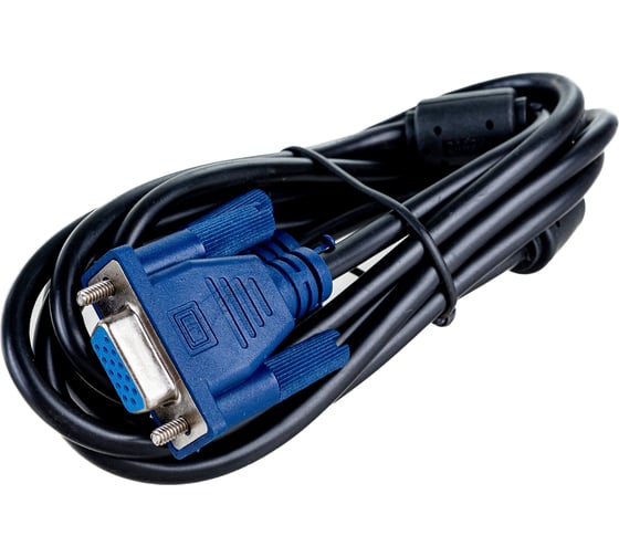 Кабель удлинитель Gembird VGA Pro 15M/15F 1.8 м экран ферритовые кольца пакет CC-PVGAX-6