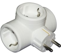 Многорозеточный блок Legrand Элиум 3х2К+3 горизонтальное подключение 16 А с заземлением белый Leg 050662