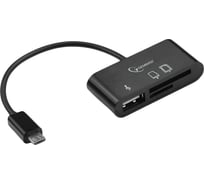 Кабель Gembird USB 2.0 OTG с картридером для телефонов планшетов блистер UHB-OTG-01