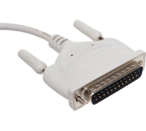 Конвертер Gembird COM - USB порт, AM/DB25M, Pro, 1.8м, белый, блистер UAS112