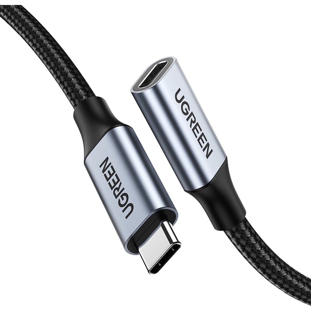 Кабель Ugreen US372 USB-C 3.1 Male - USB-C Female Gen2 удлинитель, 1м ...